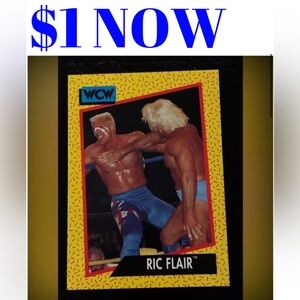 Ric Flair 1991 Impel WWE WCW Rookie RC Wrestling Card